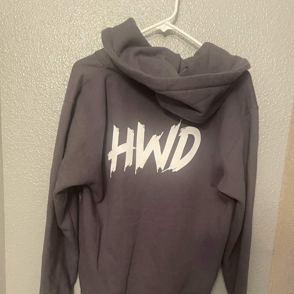 HWD gray hoodie size M